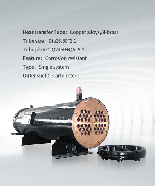 Low Price Industrial Heat Exchanger Energy Save Heat Exchanger Shell And Tube Condenser